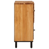 vidaXL Bijzetkast 80x33x75 cm massief acaciahout