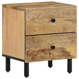 vidaXL Nachtkastje 40x33x46 cm massief acaciahout