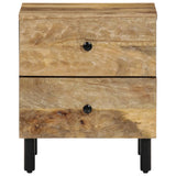 vidaXL Nachtkastje 40x33x46 cm massief acaciahout