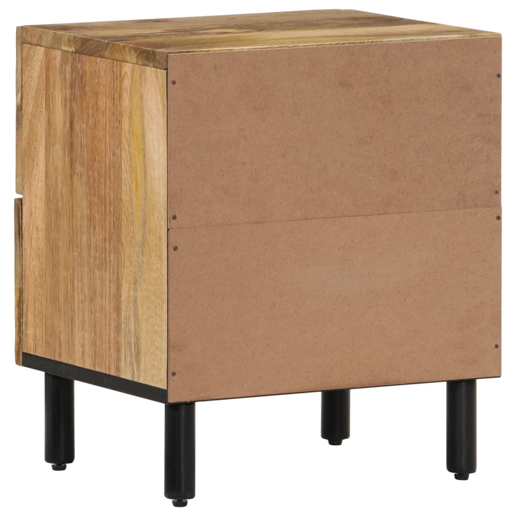 vidaXL Nachtkastje 40x33x46 cm massief acaciahout