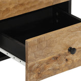 vidaXL Nachtkastje 40x33x46 cm massief acaciahout