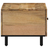 vidaXL Coffee Table 80x50x40 cm Solid Mango Wood Black