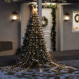 vidaXL Christmas tree lights 320 warm white LEDs 375 cm