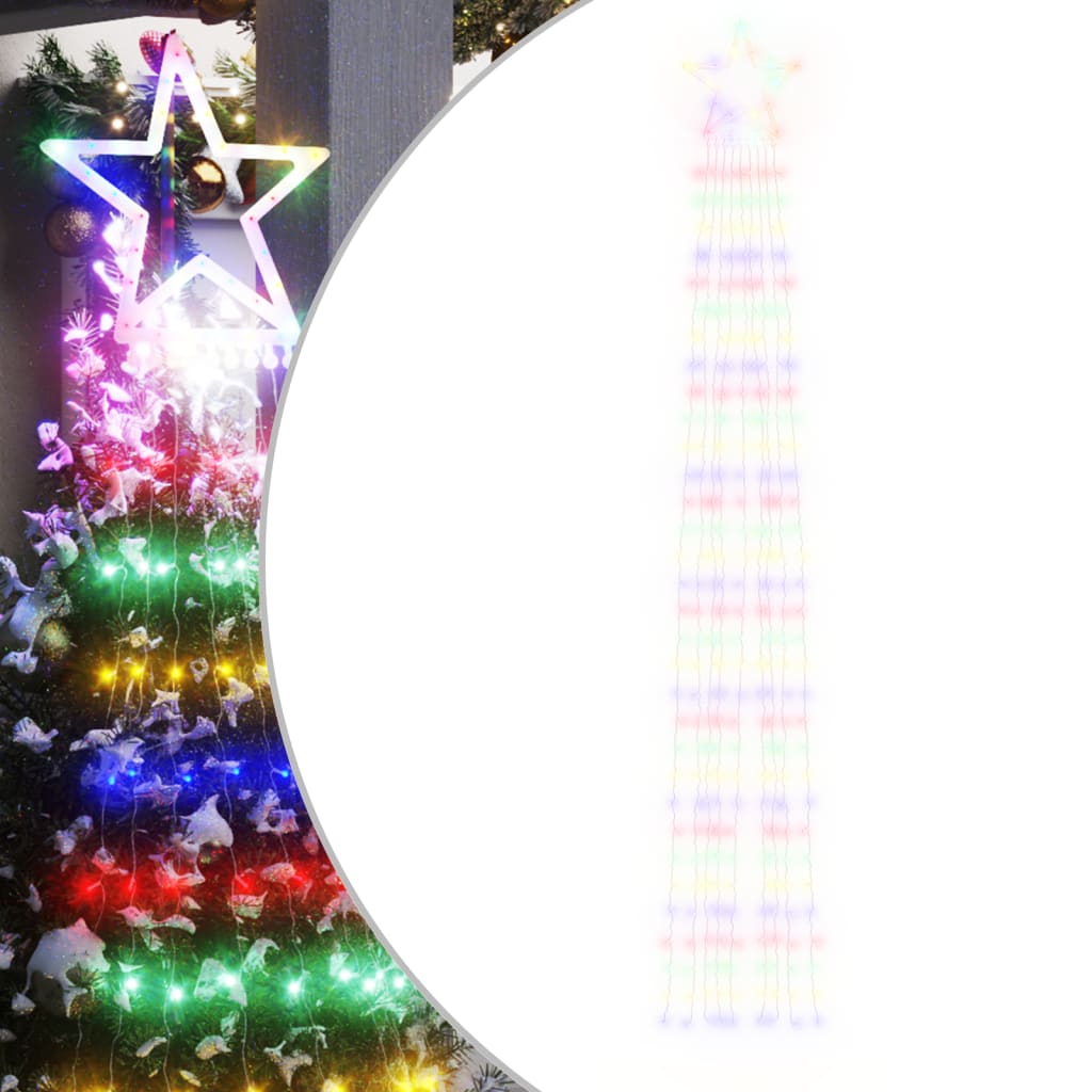 vidaXL Christmas tree lights 320 warm white LEDs 375 cm