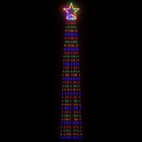 vidaXL Christmas tree lights 320 warm white LEDs 375 cm