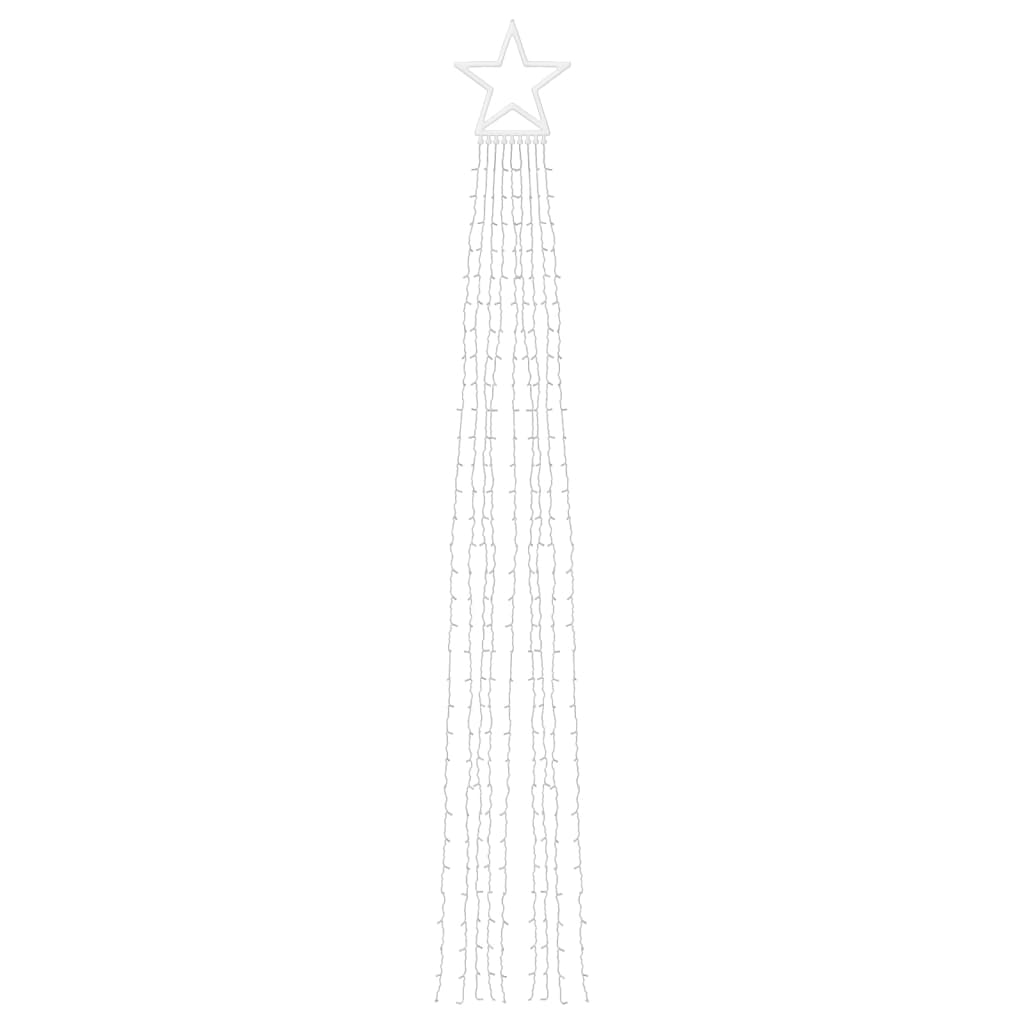 vidaXL Christmas tree lights 320 warm white LEDs 375 cm