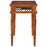 vidaXL Bureau met lade 110x50x76 cm massief acaciahout