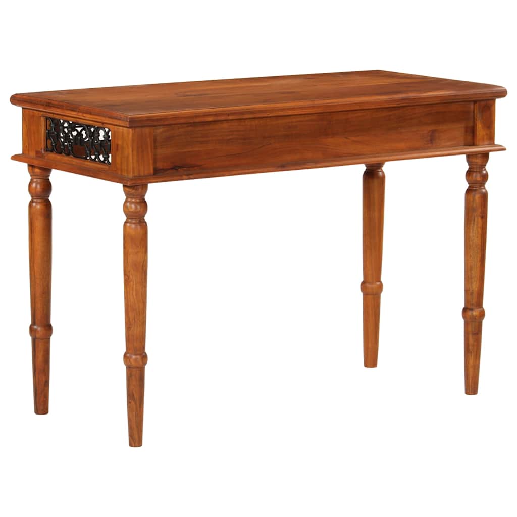 vidaXL Bureau met lade 110x50x76 cm massief acaciahout