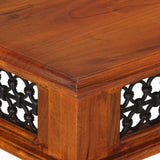 vidaXL Bureau met lade 110x50x76 cm massief acaciahout