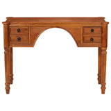vidaXL Bureau met lades 110x50x76 cm massief acaciahout