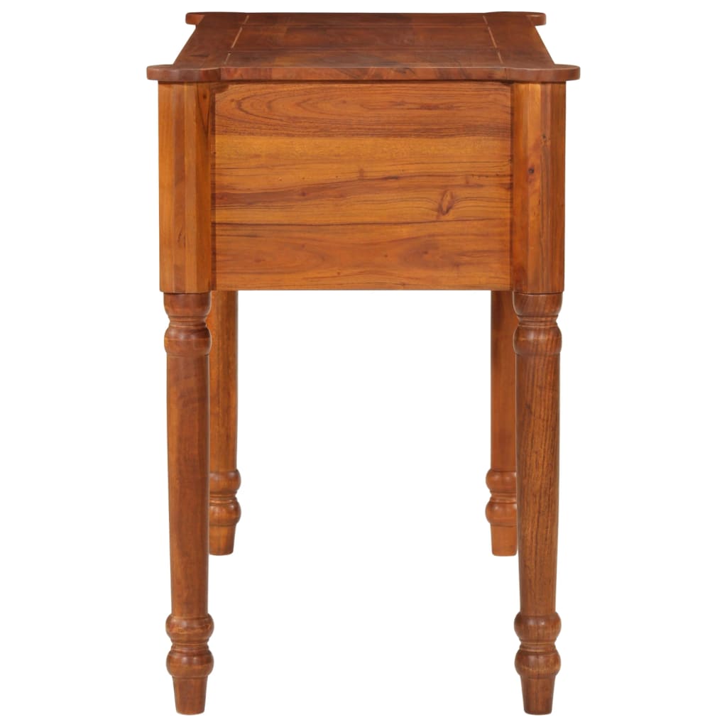 vidaXL Bureau met lades 110x50x76 cm massief acaciahout