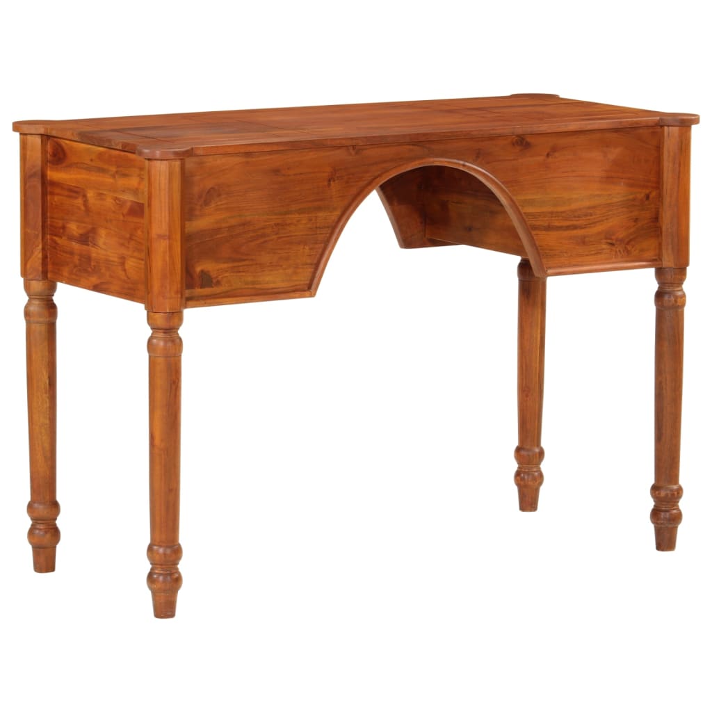 vidaXL Bureau met lades 110x50x76 cm massief acaciahout