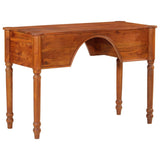 vidaXL Bureau met lades 110x50x76 cm massief acaciahout