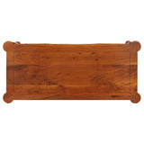 vidaXL Bureau met lades 110x50x76 cm massief acaciahout