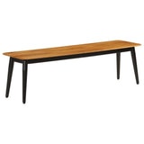 vidaXL Bankje 160x40x45 cm massief mangohout