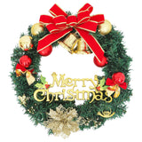 vidaXL Christmas Wreath with 15 LEDs 30 cm Green