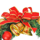 vidaXL Christmas Wreath with 15 LEDs 30 cm Green