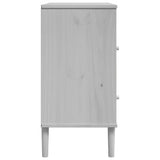 vidaXL Dressoir SENJA rattan-look 80x40x80 cm massief grenenhout bruin
