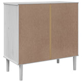vidaXL Dressoir SENJA rattan-look 80x40x80 cm massief grenenhout bruin