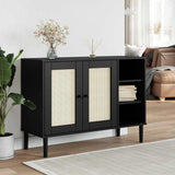 vidaXL Dressoir SENJA 112x40x80 cm rattan massief grenenhout bruin