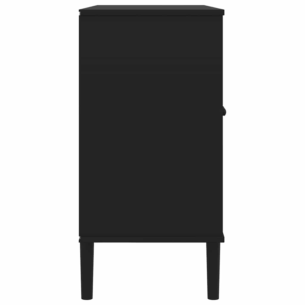vidaXL Dressoir SENJA 112x40x80 cm rattan massief grenenhout bruin