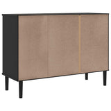 vidaXL Dressoir SENJA 112x40x80 cm rattan massief grenenhout bruin