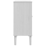 vidaXL Dressoir SENJA 80x35x80 cm rattan look massief grenenhout bruin