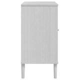 vidaXL Dressoir SENJA 80x40x80 cm rattan look massief grenenhout bruin