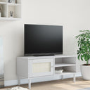 vidaXL TV cabinet SENJA 106x40x49 cm rattan solid pine wood brown