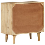vidaXL Ladekast 70x35x70 cm massief mangohout