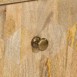 vidaXL Ladekast 70x35x70 cm massief mangohout