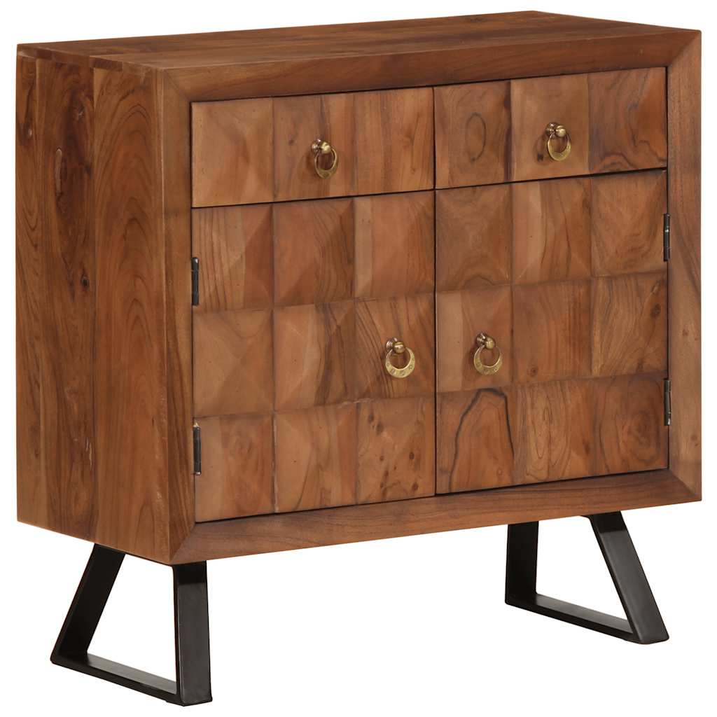 vidaXL Ladekast 70x35x70 cm massief acaciahout honingbruin