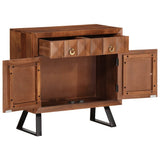 vidaXL Ladekast 70x35x70 cm massief acaciahout honingbruin