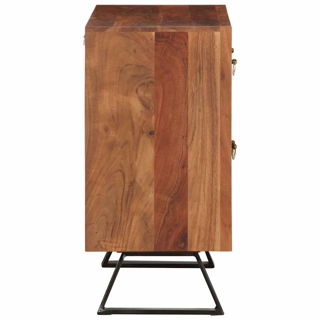 vidaXL Ladekast 70x35x70 cm massief acaciahout honingbruin