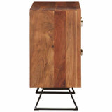 vidaXL Ladekast 70x35x70 cm massief acaciahout honingbruin