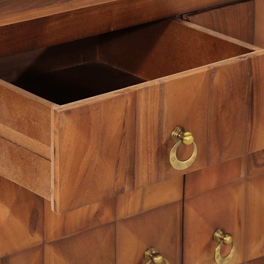 vidaXL Ladekast 70x35x70 cm massief acaciahout honingbruin