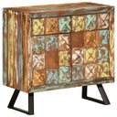 vidaXL Chest of Drawers 70x35x70 cm Solid Reclaimed Wood Multicolour