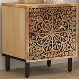 vidaXL Nightstand 40x33x46 cm Solid Mango Wood