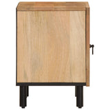 vidaXL Nightstand 40x33x46 cm Solid Mango Wood