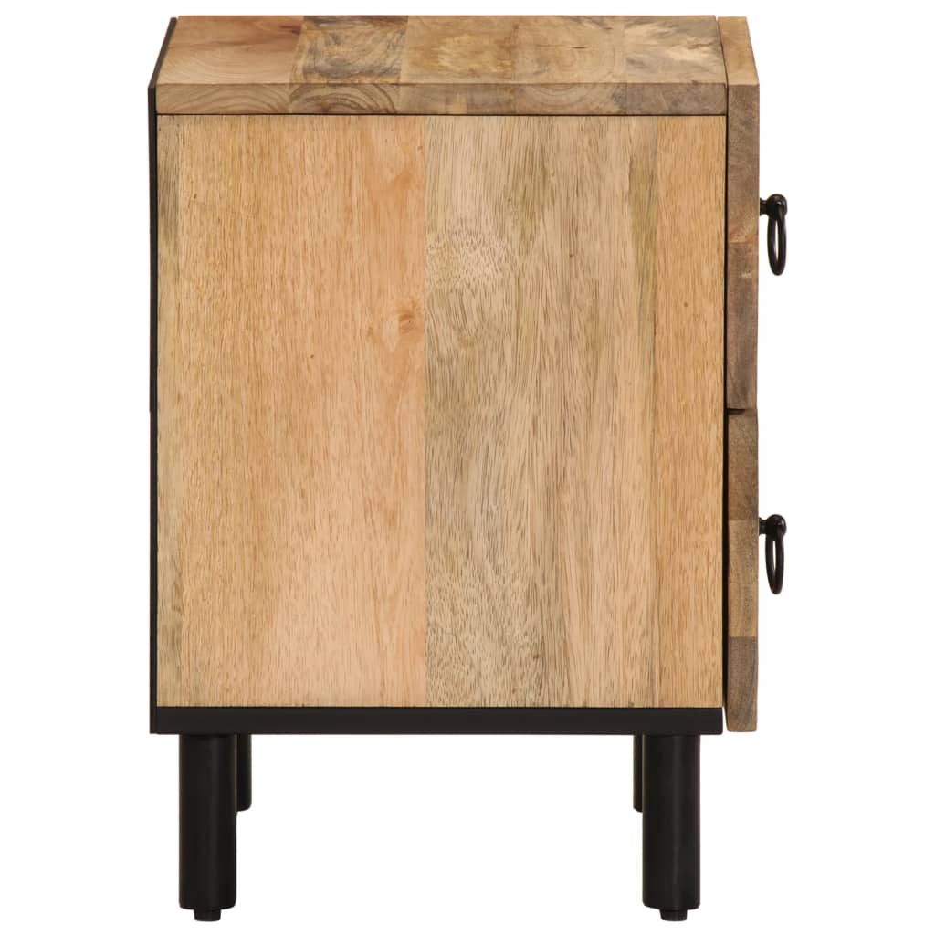 vidaXL Nachtkastje 40x33x46 cm massief mangohout