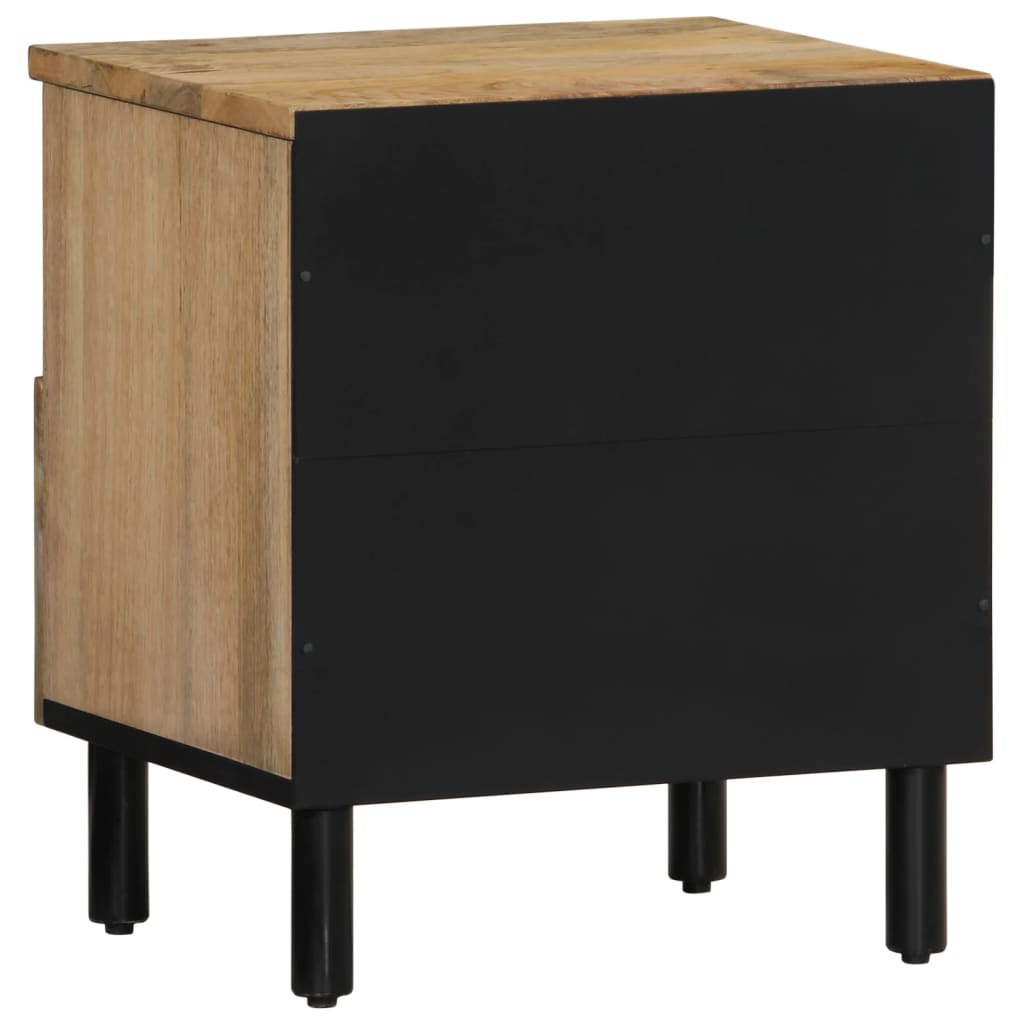 vidaXL Nachtkastje 40x33x46 cm massief mangohout