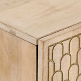 vidaXL Sideboard 60x33x75 cm solid mango wood