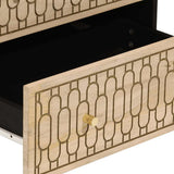 vidaXL Bijzetkast 60x33x75 cm massief mangohout