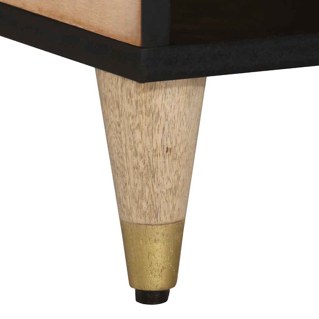 vidaXL Salontafel 80x50x40 cm massief mangohout
