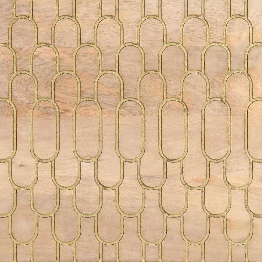 vidaXL Salontafel 80x50x40 cm massief mangohout