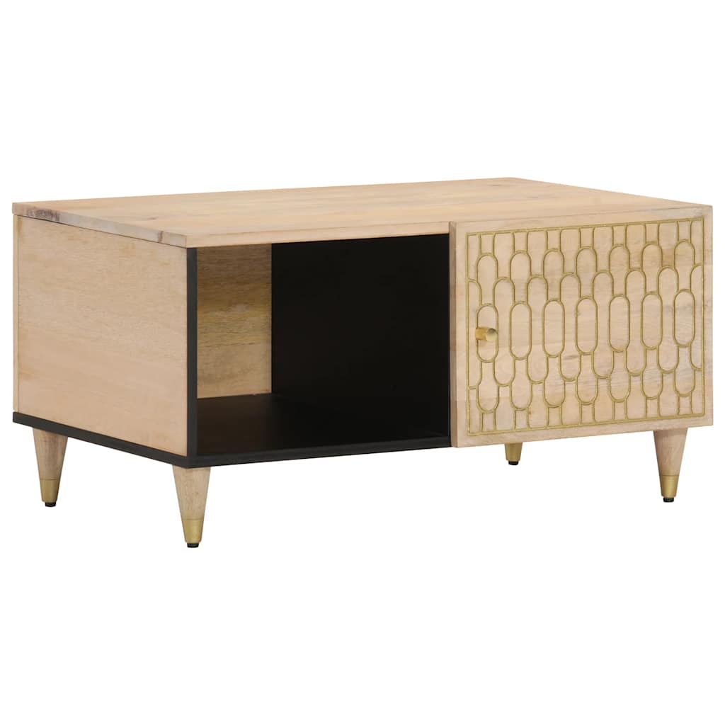 vidaXL Salontafel 80x50x40 cm massief mangohout