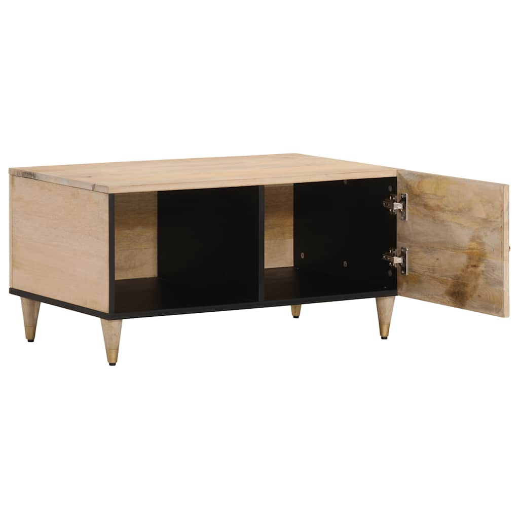vidaXL Salontafel 80x50x40 cm massief mangohout