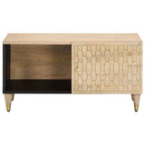 vidaXL Salontafel 80x50x40 cm massief mangohout