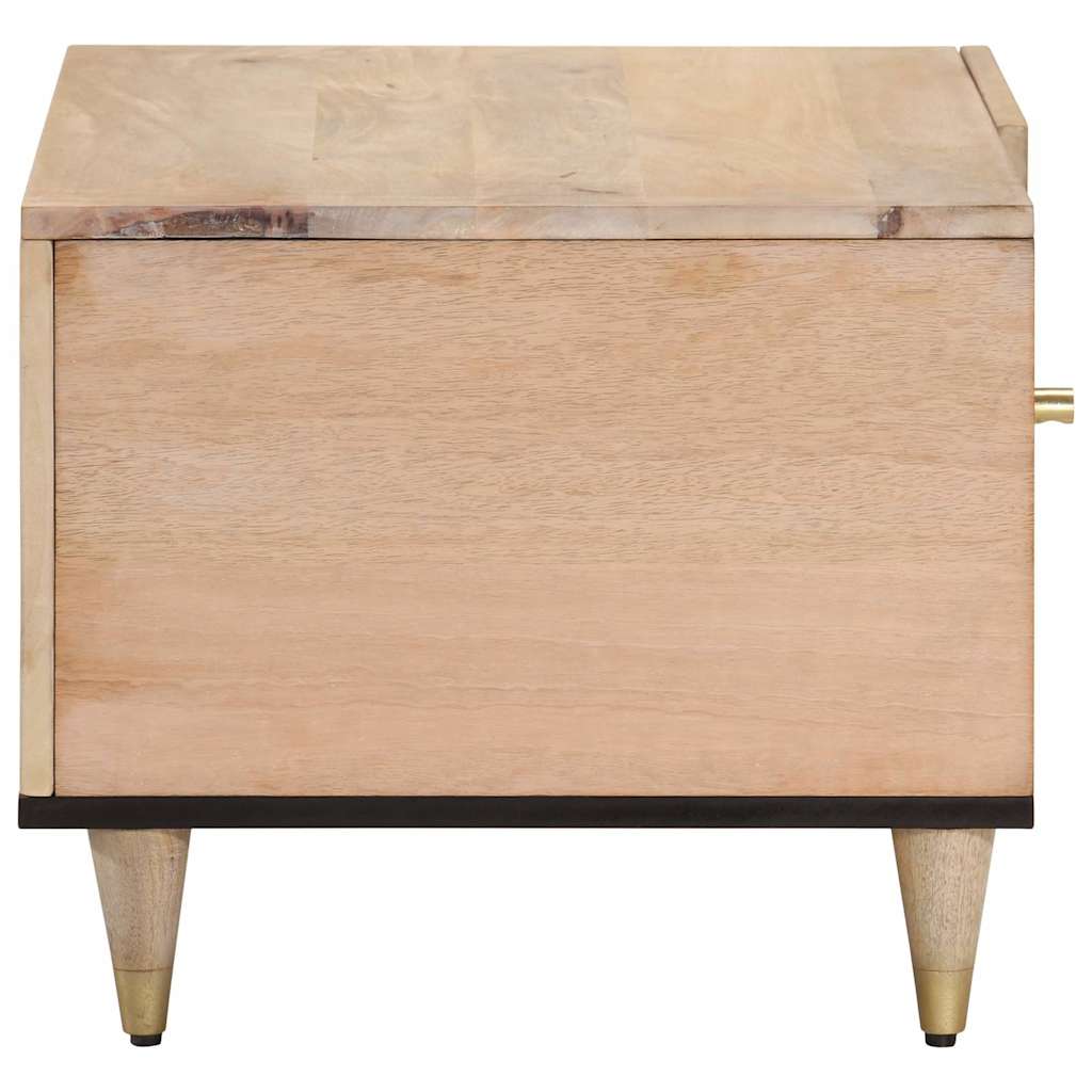 vidaXL Salontafel 80x50x40 cm massief mangohout