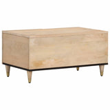 vidaXL Salontafel 80x50x40 cm massief mangohout